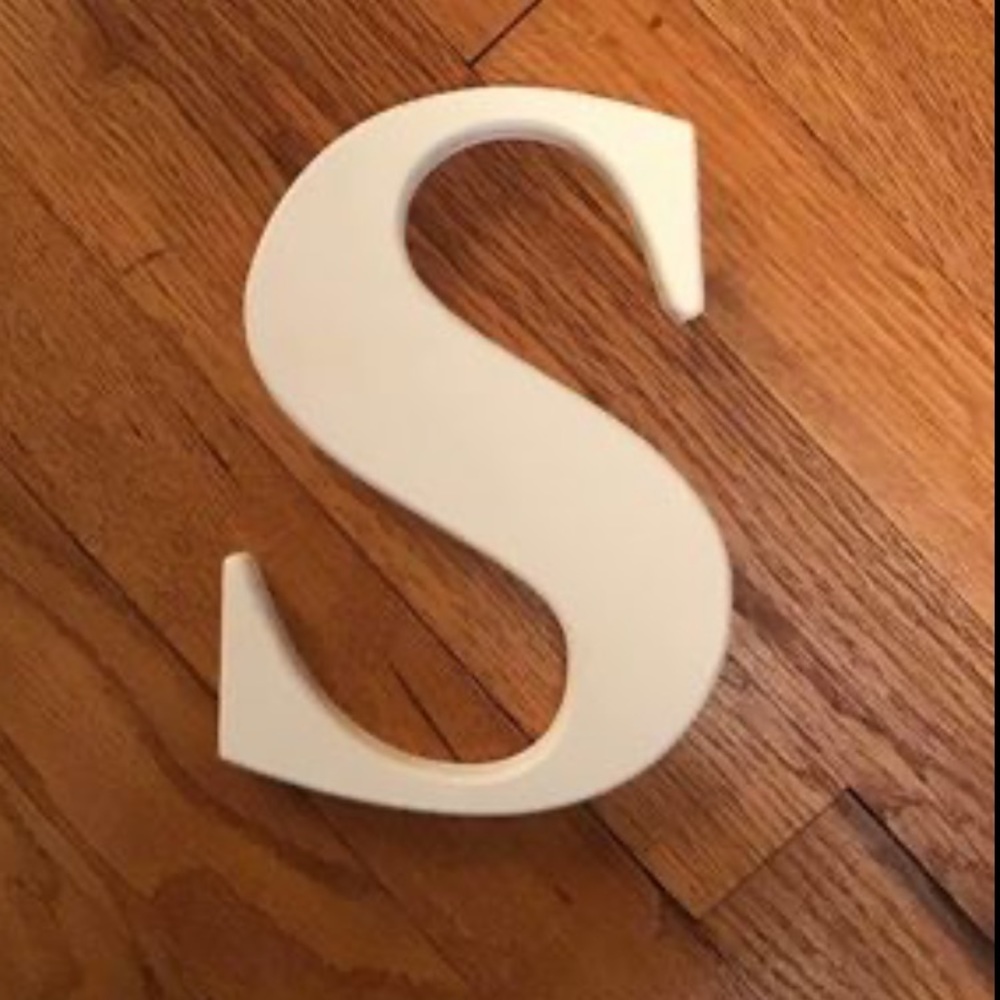 Letter "S" BabiesRUs Wooden Wall Letter